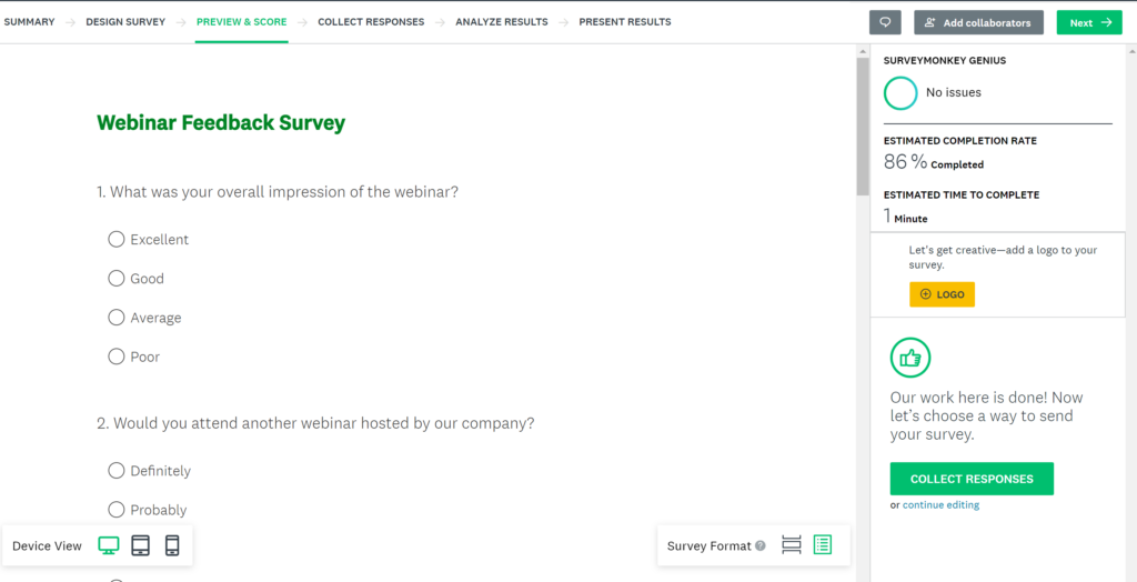 How to review your event survey responses