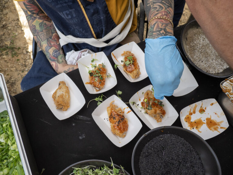 vendor from austin chicken wing festival. Read what it took to plan.