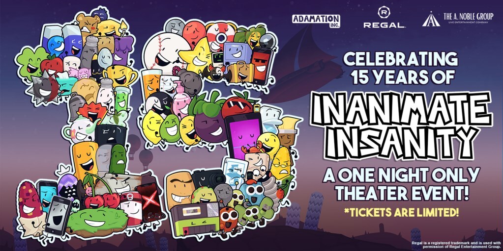 Inanimate Insanity 15 year poster